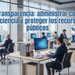 Transparencia: administrar con eficiencia y proteger los recursos públicos