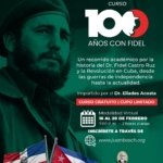 Anuncian en Santo Domingo curso «100 años con Fidel»