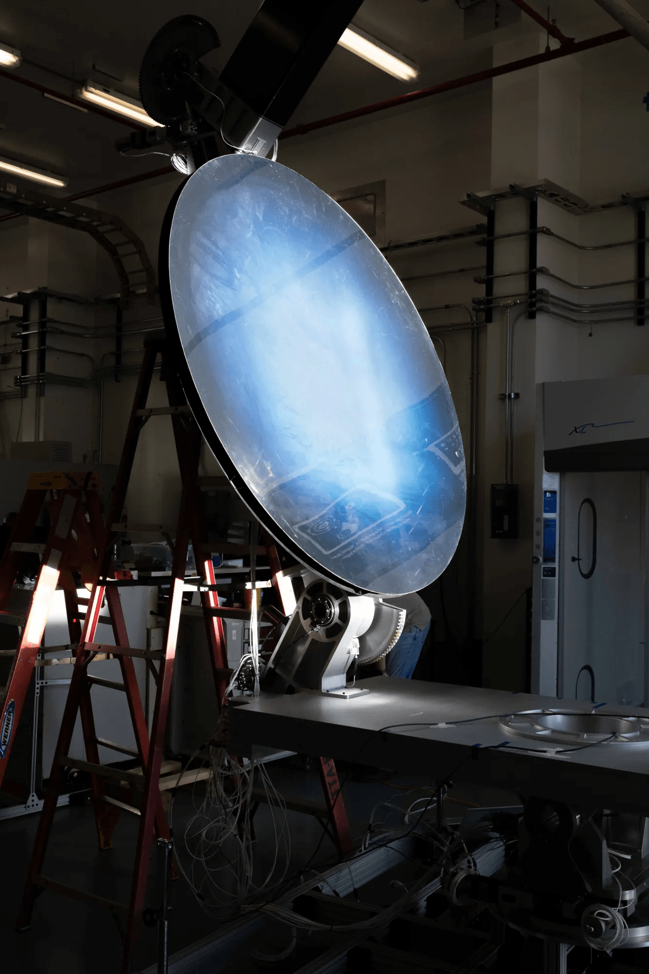 Un concentrador solar como parte del proyecto CaRD.