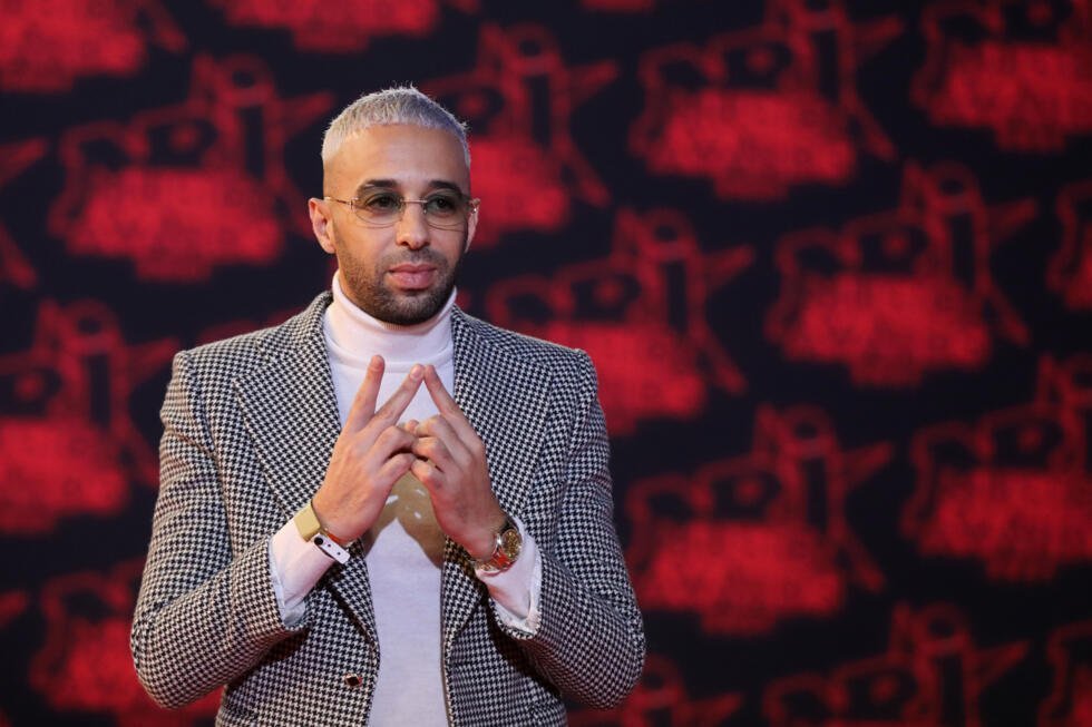 El rapero Naps en Cannes, el 20 de noviembre de 2021. 