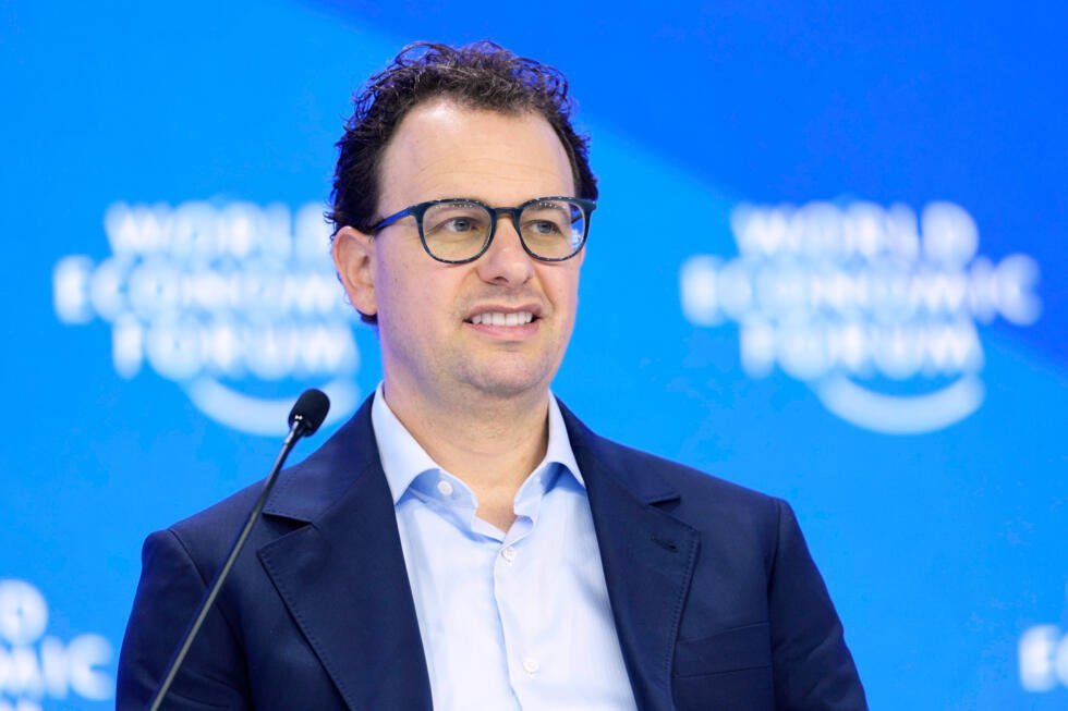 Imagen de archivo del director ejecutivo de Anthropic Dario Amedei, durante su participación el Foro Económico de Davos el 23 de enero de 2025.