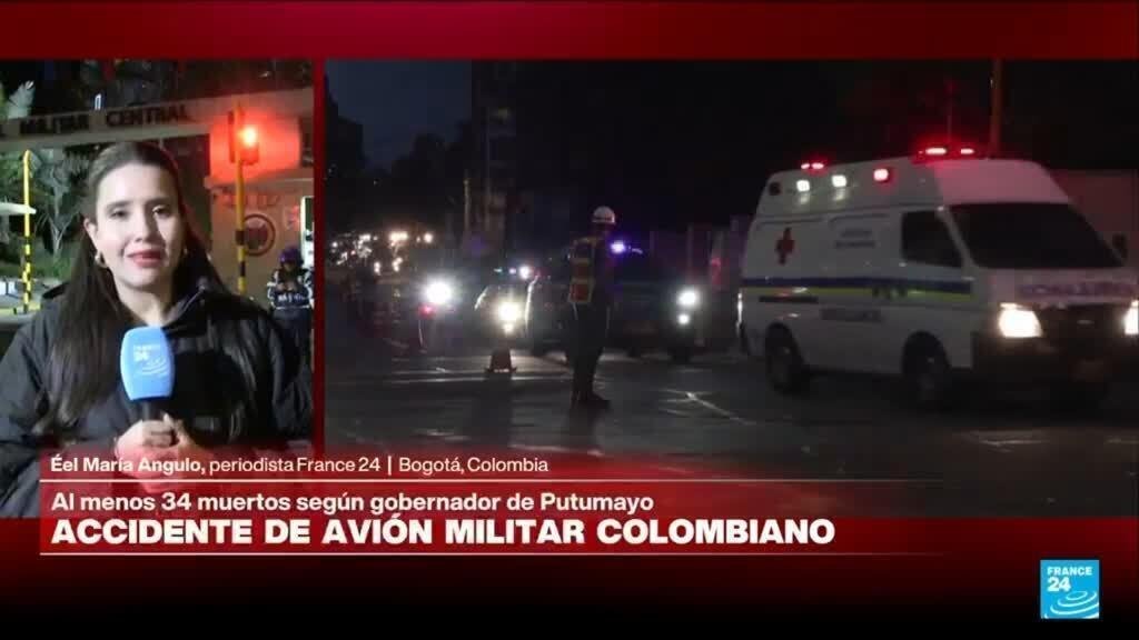  Informe desde Bogotá: al menos 64 muertos en accidente de avión militar