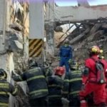 Confirman tres fallecidos tras colapso de edificio en México