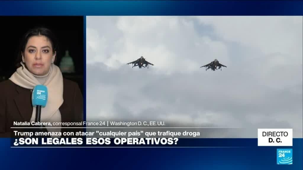 Directo D. C. y la amenaza de Trump de atacar "cualquier país" que trafique drogas a Estados Unidos