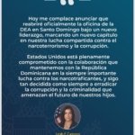 Estados Unidos reabrirá oficina de la DEA en Santo Domingo con nuevo liderazgo