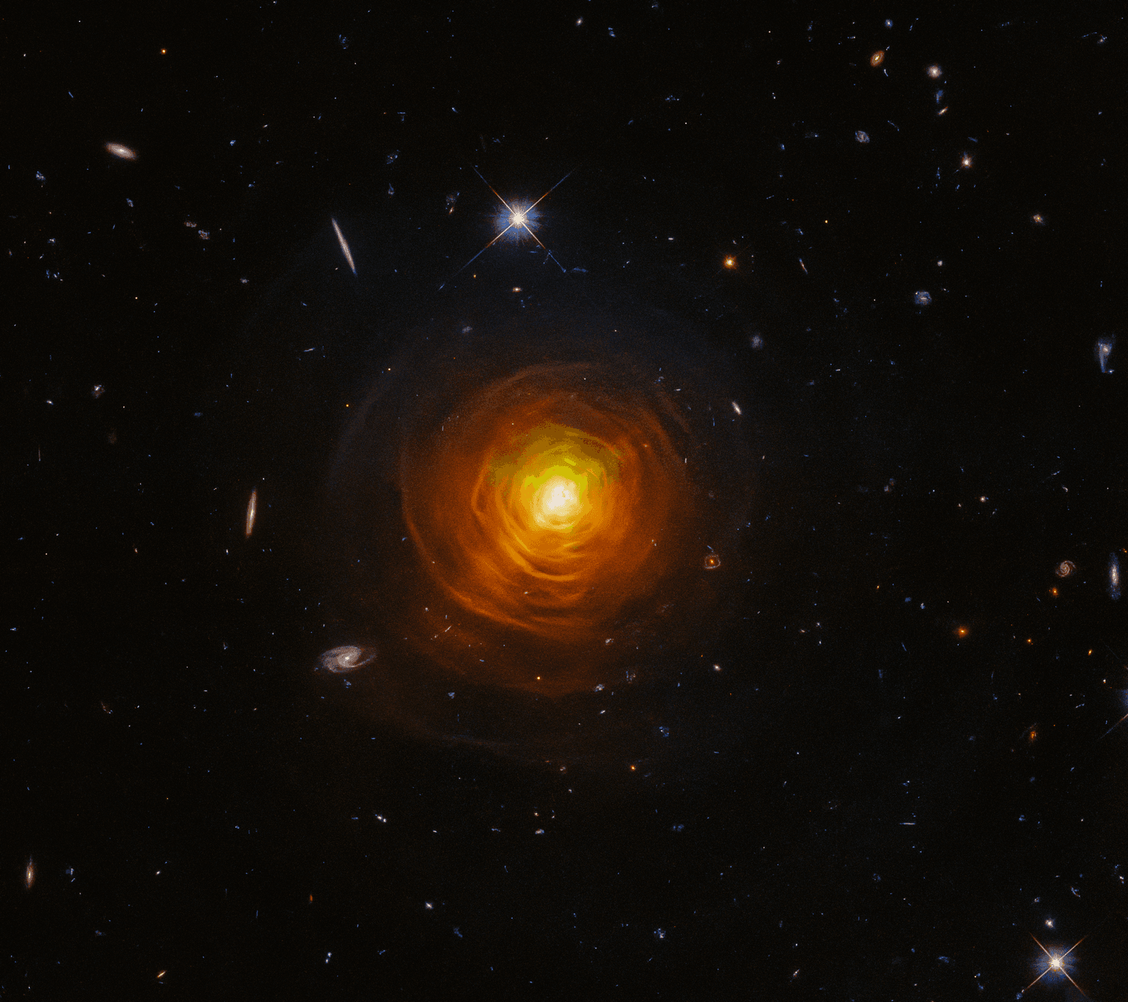 La imagen fue tomada por el telescopio espacial Hubble de la NASA con la Wide Field Camera 3 en junio de 2011.