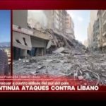 Informe desde Beirut: ataque nocturno israelí contra hotel en el que se refugiaban ciudadanos