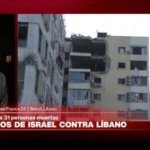 Informe desde Beirut: más de 30 muertos tras bombardeos de Israel contra Líbano
