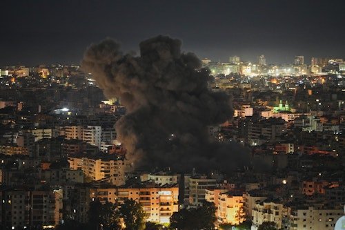 Israel launches strikes on south Beirut