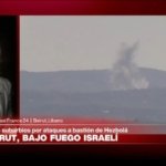 Israel inicia bombardeos en los suburbios del sur de Beirut