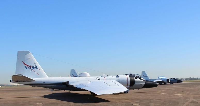 Un WB-57 comienza a rodar en 2015