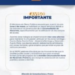 MOPC habilitará desvío temporal por avances en la Circunvalación de Navarrete