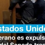 Veterano es expulsado del Senado de EE. UU. tras protestar por la ofensiva contra Irán
