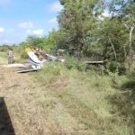 DAJABON: Avioneta se precipita en pista FAD; hay dos heridos
